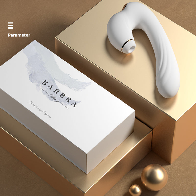 Triple Pulse Suction Vibrator for G-Spot & Clitoris Stimulation - 12cm Insertable, Narrow Waist Design, 7 Vibration Modes Adult Toy for Women