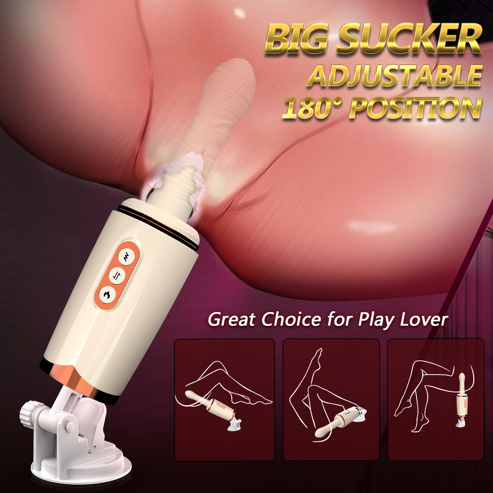 Smart Thrusting & Vibrating Dildo | 7 Vibration Modes · 7 Thrusting Modes · Adjustable Stand