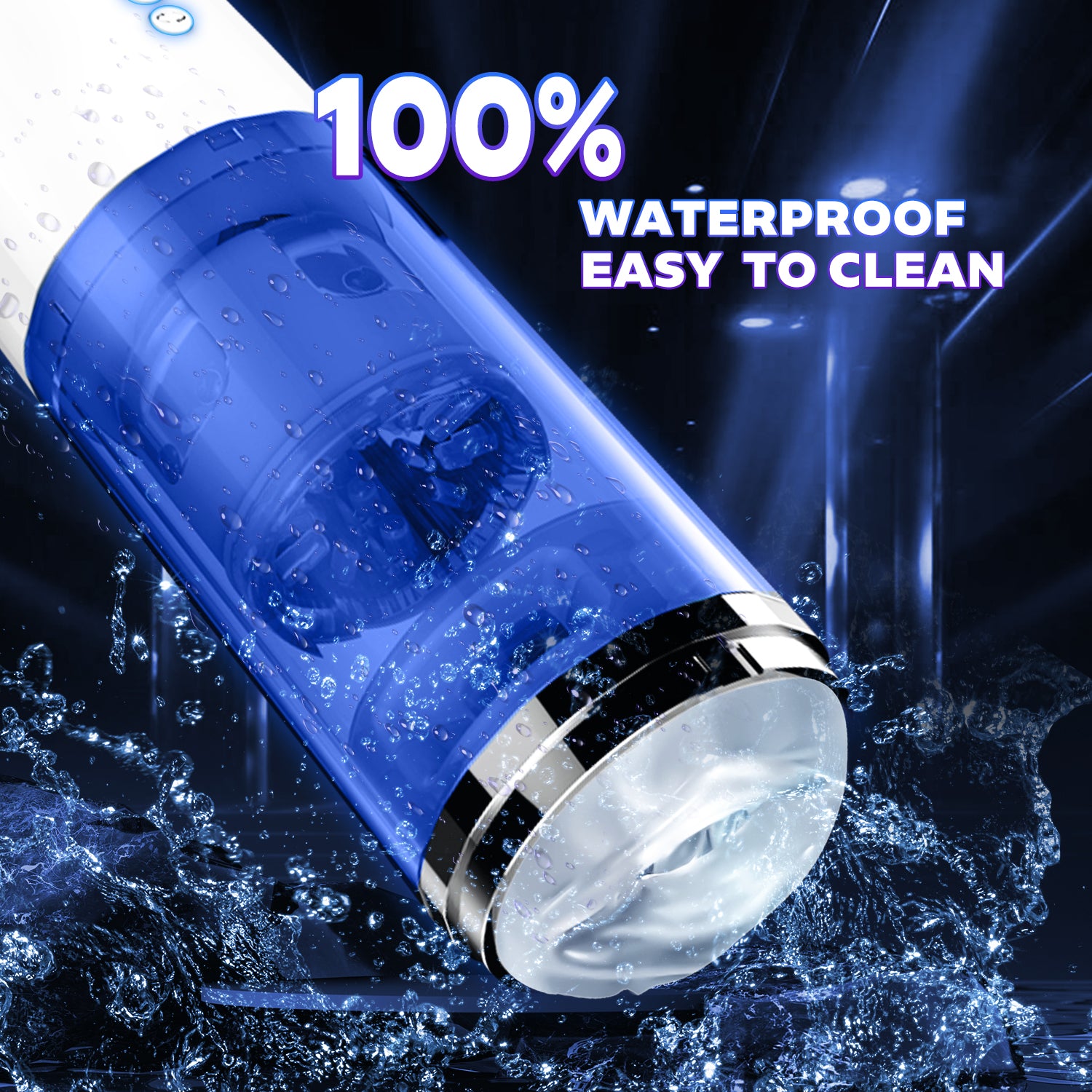 Automatic Male Masturbator Cup – 5 Thrusting & Rotating Modes, 10 Vibration Patterns, Detachable Sleeve