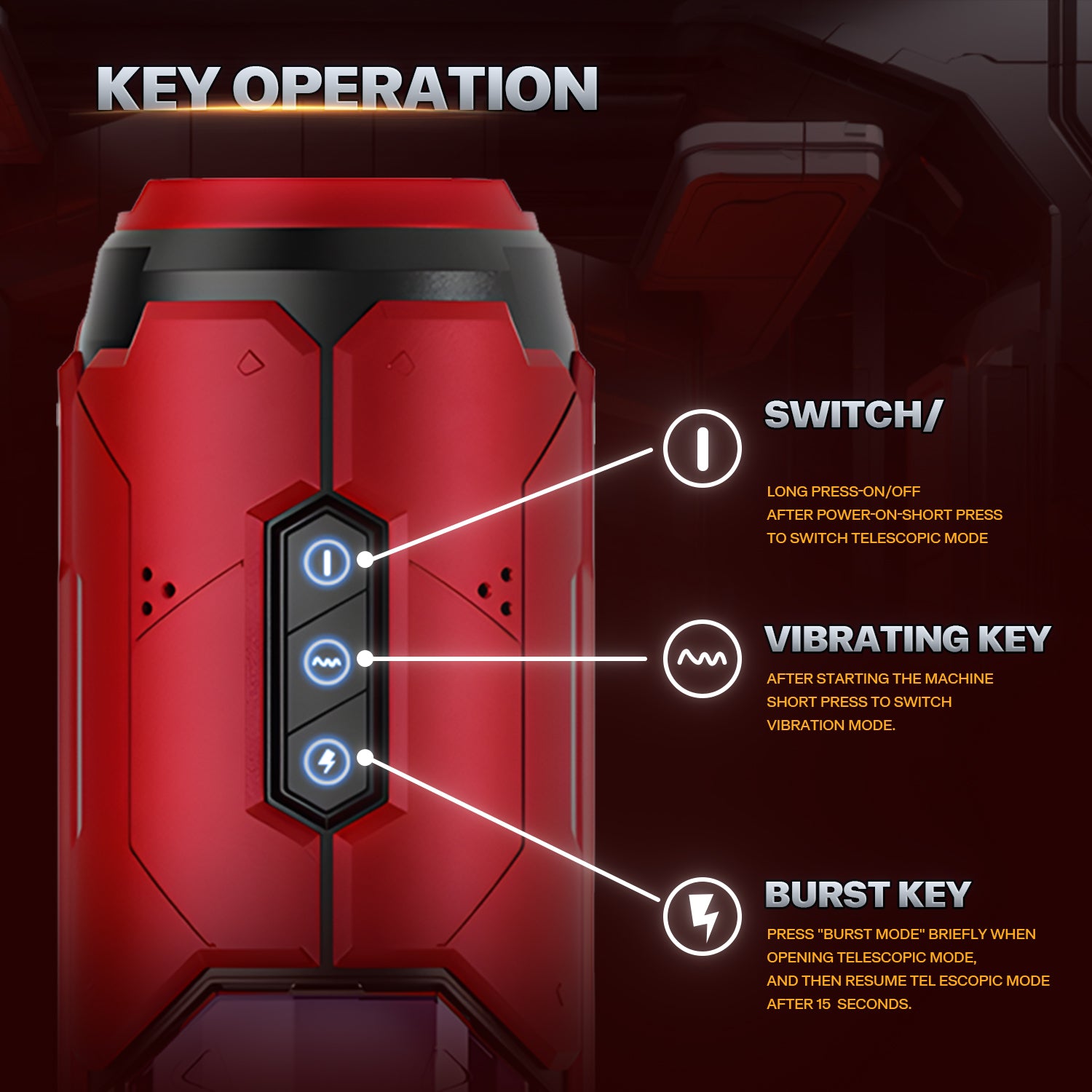 Automatic Suction Masturbator Cup | One-Button Climax + Headphone Voice + USB Rechargeable