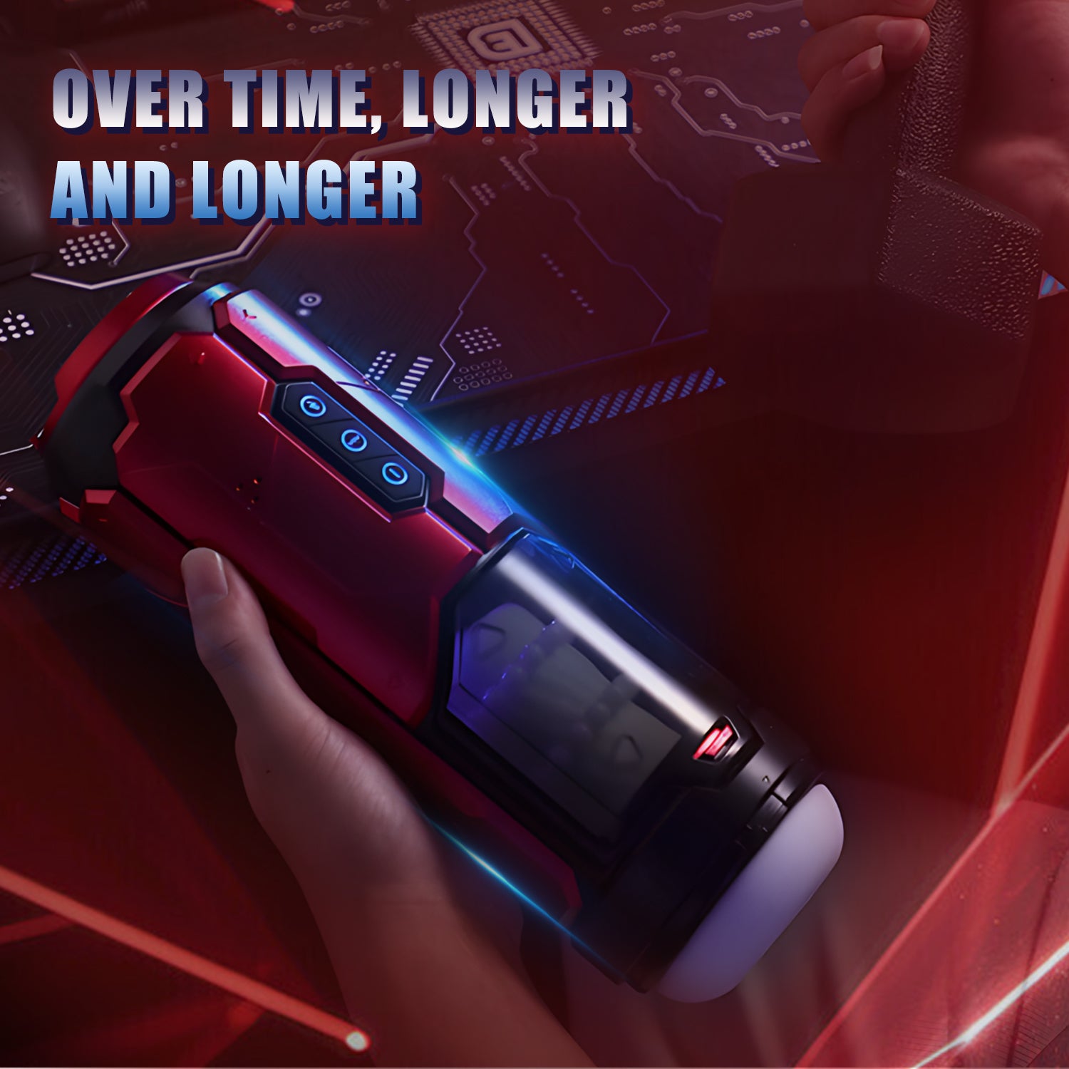 Automatic Suction Masturbator Cup | One-Button Climax + Headphone Voice + USB Rechargeable