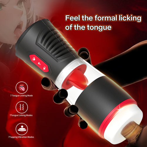 Automatic Suction Masturbator Cup | One-Button Climax + Headphone Voice + USB Rechargeable