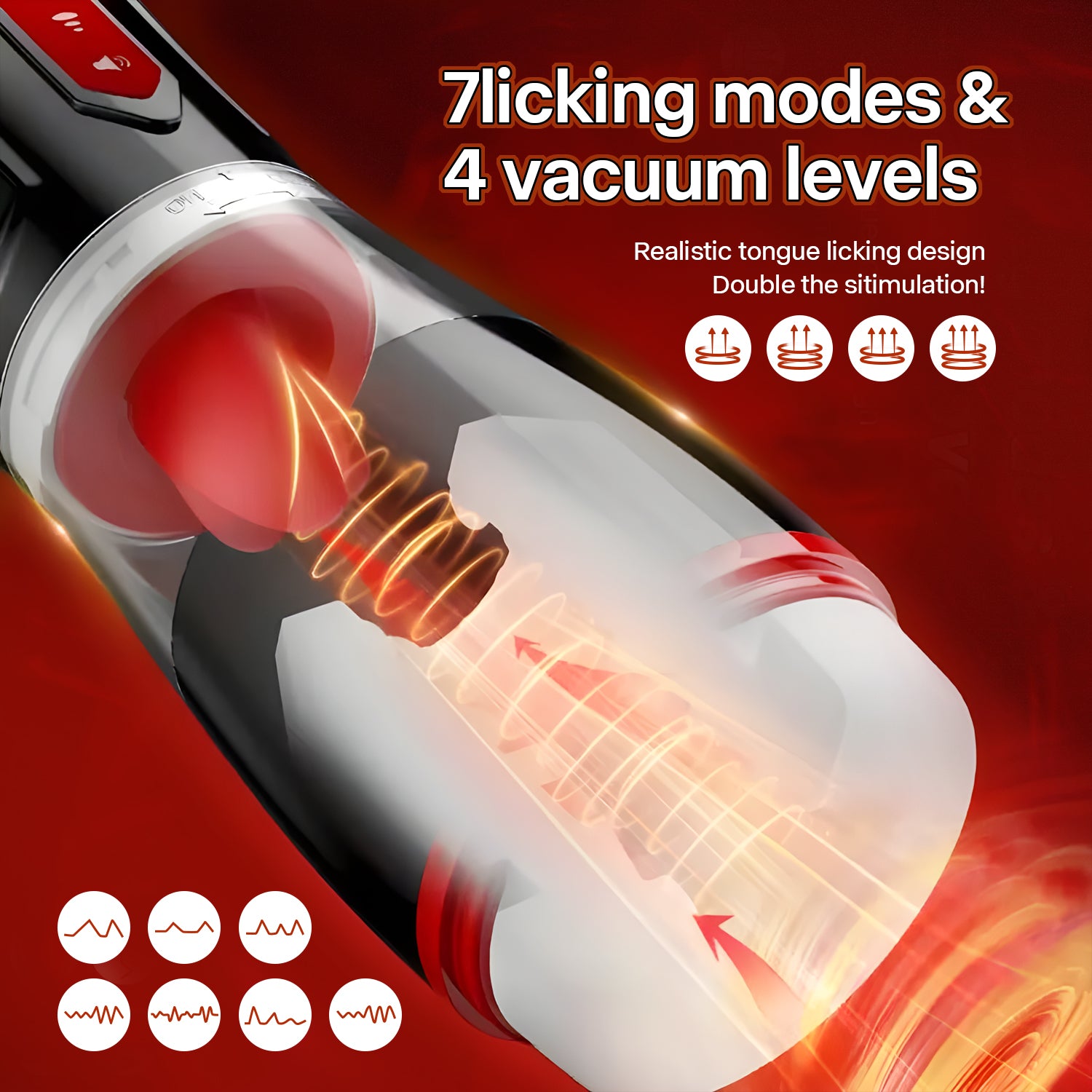 Automatic Suction Masturbator Cup | One-Button Climax + Headphone Voice + USB Rechargeable