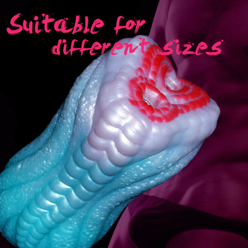 Realistic Dual-Channel Male Masturbator Sleeve - 16cm/63.38in, 604g, Easy to Clean Adult Sex Toy for Men