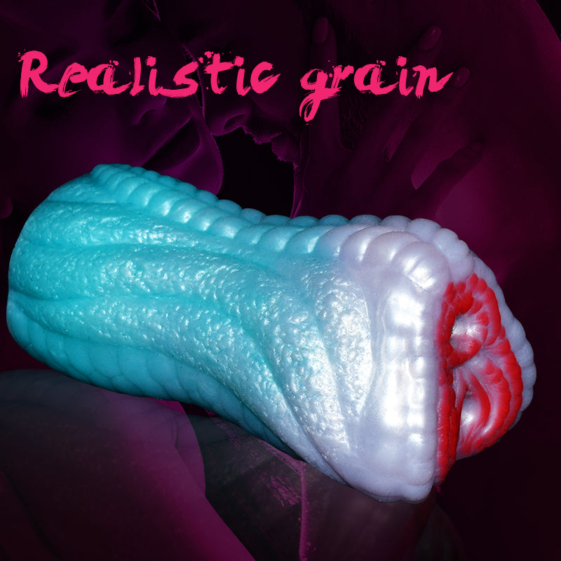 Realistic Dual-Channel Male Masturbator Sleeve - 16cm/63.38in, 604g, Easy to Clean Adult Sex Toy for Men