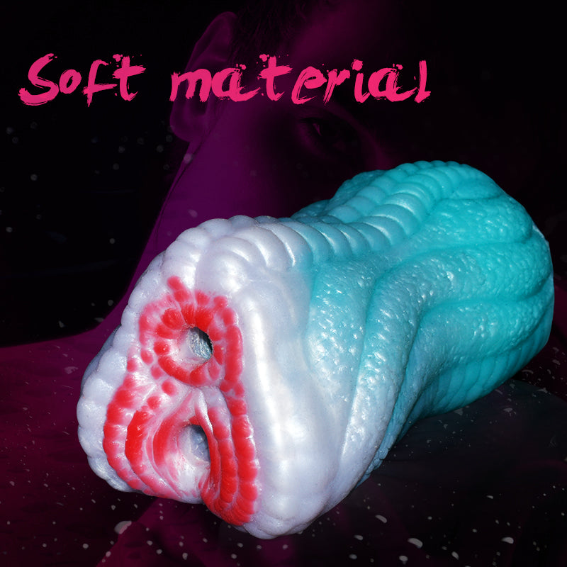 Realistic Dual-Channel Male Masturbator Sleeve - 16cm/63.38in, 604g, Easy to Clean Adult Sex Toy for Men