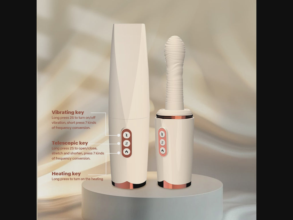 Smart Thrusting & Vibrating Dildo | 7 Vibration Modes · 7 Thrusting Modes · Adjustable Stand